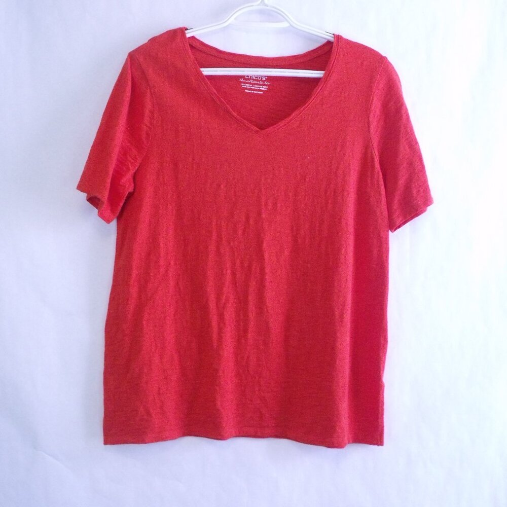 Chico's Red Ultimate Tee